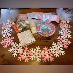 Winter “One”derland Party Supplies